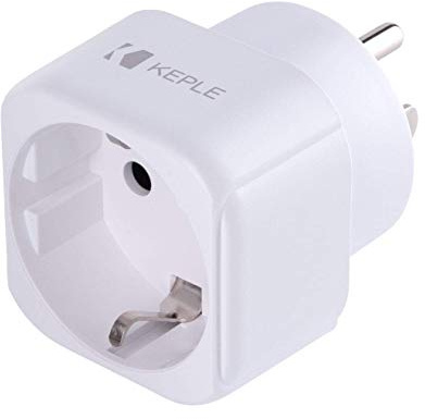 US USA AMERICAN, JAPAN Adapter Plug Reisen Stecker Typ B zu EU Europe European Typ C E F Steckdose für Spain ES France FR Italy Italian IT Germany DE Denmark Dänemark Griechenland Universal 3 Pin