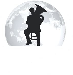 Tubist Notizbuch: Tubist Mond Musiker Tuba Tubaspieler / 6x9 Zoll / 120 leere Notenblätter Seiten