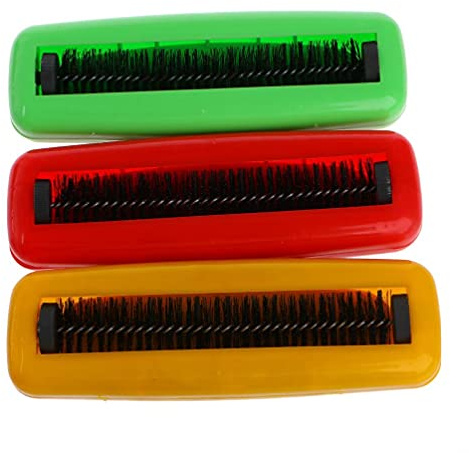 Spazzatrice di plastica tappeto tavolo singola spazzola sporcizia briciola collettore Cleaner rullo allungato polvere capelli rullo