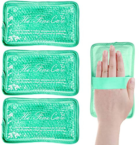 Eisbeutel, Wärmebeutel oder Kältebeutel, Kühlkissen mit Gelperlen, wiederverwendbar für Verletzungen, medizinische Gesundheit, Schwellungen und Schmerzlinderung, 3er-Pack (grün)