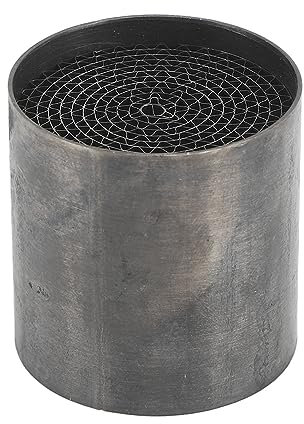 Moto Tuyau D'échappement Catalyseur En Acier Inoxydable Avant Milieu Silencieux D'échappement Catalyseur Universel pour Moto (48 * 50mm)