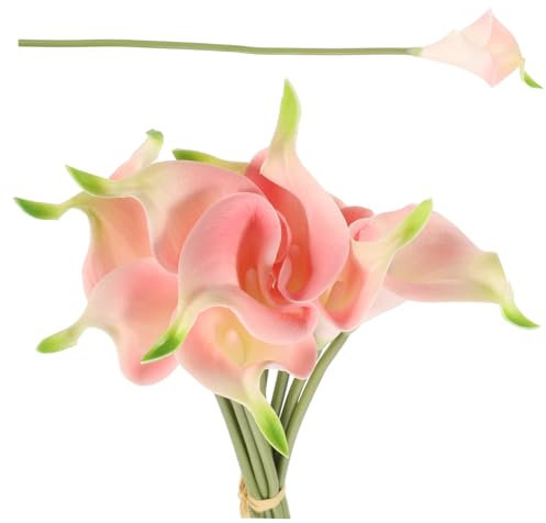 ABOOFAN Lebensechte Künstliche Blumen 10 Stück Mini-kunstpflanzen Für Heimdekoration Hochzeitssträuße