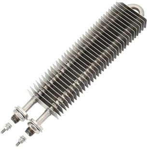 KEBLIN 1pc 220V 400W Square Fin Heater 25x50mm Stainless Steel Electric Oven Heating Element Hot Air Stove Heater Resistance