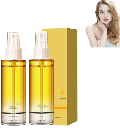 Intensiv Pflegendes Haaröl-Spray, Fragrance Hair Care Essential Oil Spray, Pflegendes Öl Sprays für Kopfhaut und Haare, Trockenheit der Haare Reduzieren (2PC)