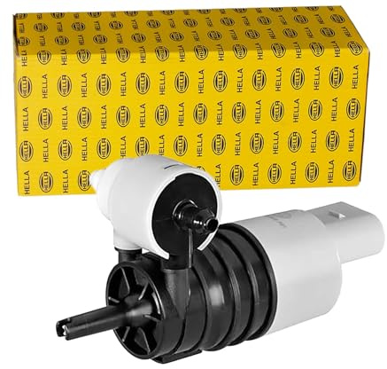 HELLA Waschwasserpumpe, Scheibenreinigung 8TW006848-691 vorne | Hella Waschwasserpumpe Pumpe Scheibenreinigung