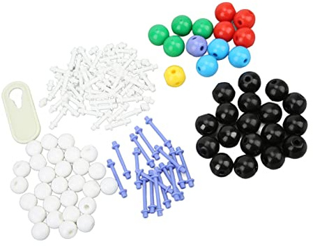 Aumotop Hållbar Organisk Kemi Modellsats, Säkert Plastmaterial Molekylmodellsats, Ljusa Färger, Lätt Att Använda, för Att Konstruera C, H, O, N Molekyler, 16 Lila Anslutningsnyckel, Science Laboratory