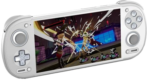 Retroid Pocket Consola de juegos de mano 6 - 5.5 pulgadas 120Hz 1080p pantalla AMOLED, procesador Snapdragon 8 Gen 2, 12GB RAM, 128GB Almacenamiento, Wi-Fi 7, 3D Hall Effect Joysticks, Consola de