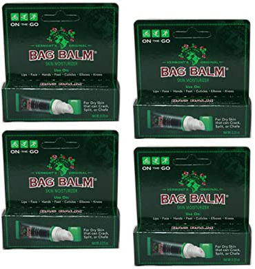 Bag Balm - 0.33 Ounce On-the-Go Tube (4-Pack)