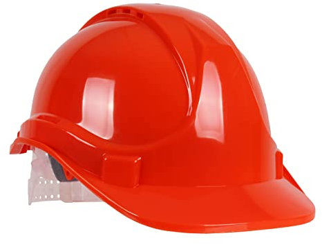 Blackrock Orange Hard Hat, Safety Helmet, For Construction, Mens Womens Unisex, Work Hats, Builder, One Size Adjustable Head Strap, HDPE Protection, UK/EU 2016/425 EN937:2012+A1:2012