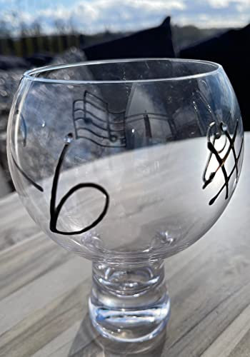 Music Gin & Tonic - Bicchiere con cristalli