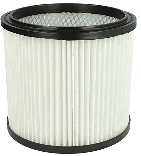 vhbw 1x filtro a pieghe piatte compatibile con Aqua Vac Plus 3000, 6200 F, 1000, 7402 B/P, 7403 B/P/T, 7404, 7408 P, 7409 P, 7413 B/P, 7405 aspirapolvere - nero/bianco