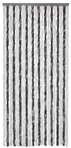 yorten Insektenschutz-Vorhang Flauschvorhang Chenille 100 x 220 cm Türvorhang Insekten Fliegenschutz Verstellbare