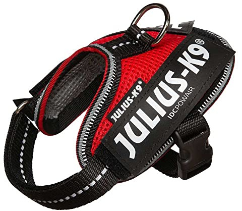 Julius-K9, IDC Powair Hundegeschirr, Größe: 2XL / 3, Rot