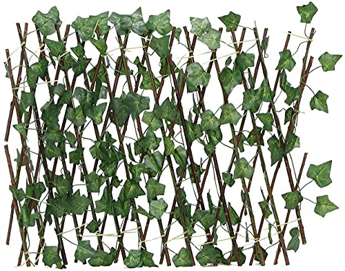 llxyzrzbhd Privacidad Enrejado Vallas Extensibles Valla de Planta de jardín Artificial Valla retráctil Pantalla de privacidad Vallas Decorativas Valla de Enrejado de expansión 825