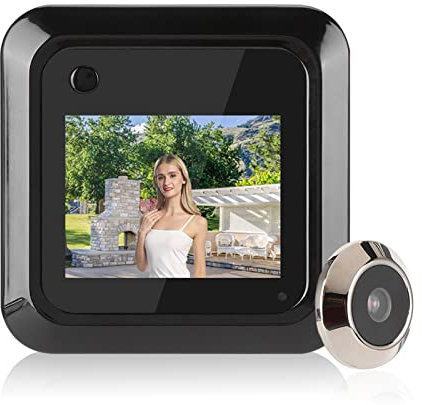 Digitaler Türspion, 2,4 Zoll Smart Türspion - TFT LCD Display, 0,3 Megapixel Kamera Fotoaufnahme, 95° Weitwinkel Guckloch Viewer, für 35-110mm Türverkleidungsdicke
