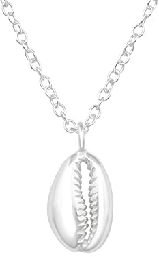 Laimons Damen Halskette Anhänger Muschel Design und Kette 45cm Sterling Silber 925
