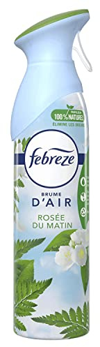 Febreze Rosée du Matin Lufterfrischer-Spray, 300 ml, natürliches Gas und Geruchsentfernung in jedem Raum des Hauses