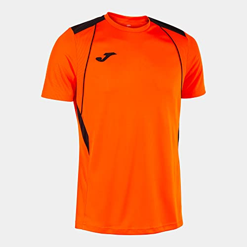 Joma Maglia a Manica Corta Uomo Championship VII Arancione Nero