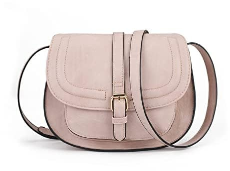 AFKOMST Umhängetasche Damen Klein, Frauen PU Leder Schultertaschen, Handtasche Damen, mit Verstellbar Abnehmbar Schultergurt…