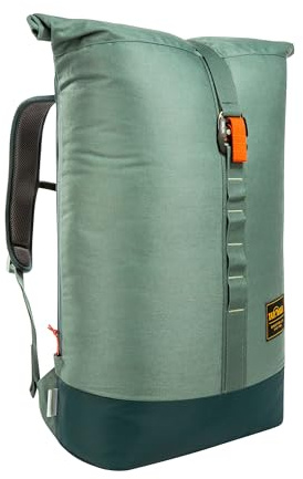 Tatonka Daypack City Rolltop 27l - PFC-freier Kurierrucksack aus recycelten Materialien - Mit Laptopfach - sage green