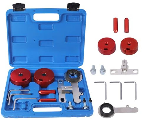 PARAOUTIL Outil Réglage Moteur Diesel, Réglage de l'arbre à Cames Moteur Kit Compatible avec Ford Transit 2.0 TDCi EcoBlue Engines, Kit Calage Distribution avec Volant Moteur et Vilebrequin Alignment