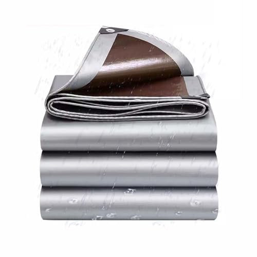 FGYAHOKN 1.5x1.5m Bâche De Protection avec Œillets, Bâche Impermeable Epaisse pour Exterieur, Bâche Étanche Couverture De Protection, Bâches Imperméables pour Bois, Bache De Jardin