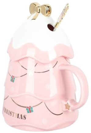 MAGICLULU 1 Satz Weihnachtsbecher Wassergläser kaffeekanne Porzellanmilch- Becher. Latte-Tassen Kaffeebecher Trink Gläser Weihnachtswasserbecher Trinkbecher Keramik Porzellantasse Geschenk