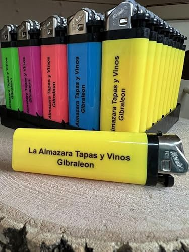 Articoli pubblicitari - Merchandising - 50 Accendini Personalizzati - Regali aziendali - Dettagli Matrimonio - Accendino Personalizzato Verde