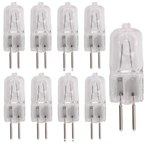 UGEFKMQ 10PC Ampoule Halogène G6.35 220V 35W Capsule Lampe Halogène Gy6.35 110V 75W Pour Projecteur, Lampe De Microscope 120V-100W