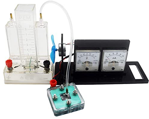 JFNHUTL Equipos para experimentos de física, demostrador físico de baterías de hidrógeno y oxígeno, demostrador de Pilas de Combustible de hidrógeno - Kit de Ayuda didáctica