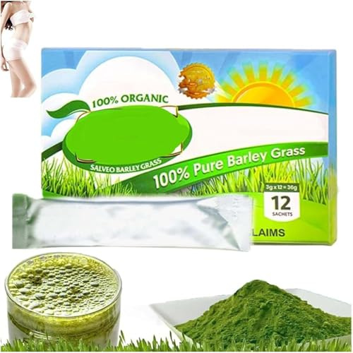 SBG – Poudre d'herbe d'orge, poudre d'herbe d'orge, poudre de jus d'orge 100 % pure et biologique, poudre de jus d'herbe d'orge biologique, boostez votre santé naturellement (1 boîte)