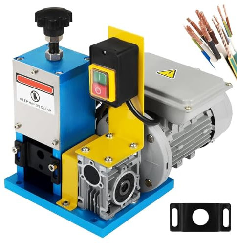 MTTXY Electric Wire Stripper Machine, 0.06-1inch Automatic Wire Stripping Machine, Wire Stripping Tool for 1.5-25 mm Scrap Wire for Leftover Cable Recycling