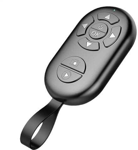 Otturatore remoto per fotocamera per telefono, scatto remoto senza fili, accessorio portatile per smartphone per la creazione di foto e video