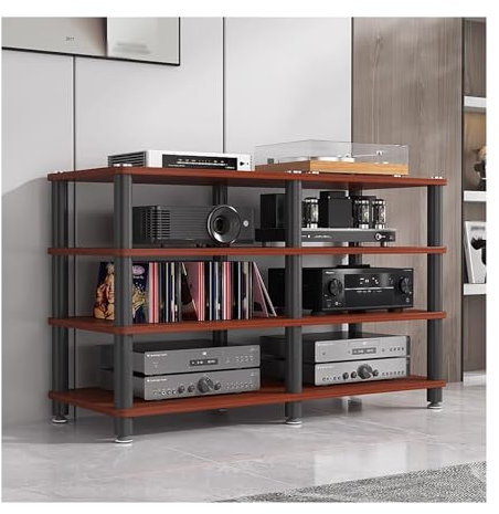 mobili per hi fi rack hifi mobile stereo Supporto Per Giradischi Hi-Fi Di Medie E Grandi Dimensioni, Rack E Supporti Hi-Fi A 4 Livelli, Mobile Rack Audio, Scaffale AV, Mobili Hi-Fi Per Soggiorno, Mode