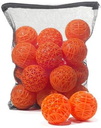 RINOO 10 Count 3 Inch Large Bio Balls Filter Media - Durable Fish Pond Filter Media - Water Garden Aquariums Filter - Pond Media Filter Balls Bulk with 12 x 16 Mesh Bag