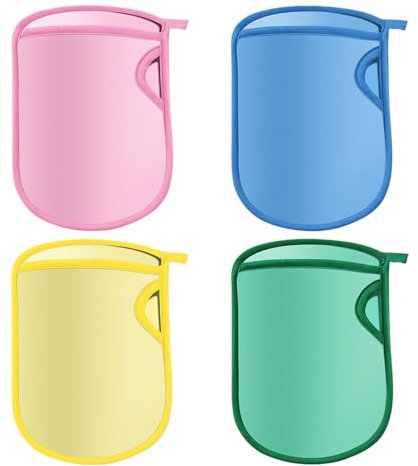 Gants de douche | Gants de lavage pour le corps 4X, gants réutilisables à séchage rapide, gants de toilette doux pour , garçons et filles, articles de toilette de voyage, brossage à sec