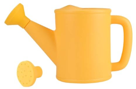 TLTLT Annaffiatoio a Cascata, Piccolo annaffiatoio da 700 ml con Testina di irrigazione, attrezzo da Giardinaggio, annaffiatoio con Comoda Maniglia for Piante da Appartamento, orto, Rosa(Yellow)