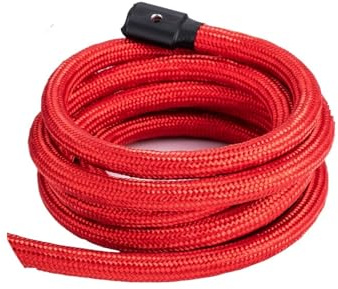 1pc 10mm X 26m 22000LBs Synthetische Winde Seil Kabel Seil Mit Schwarz Protecing Hülse for ATV UTV SUV(Red)
