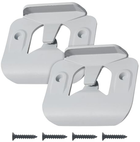 Door Silencer Strike Plate, Reduce Noise by 20 decibels for Resolve The existing Noise gate Body, Eliminate The Banging Sound Grey 2 Pack
