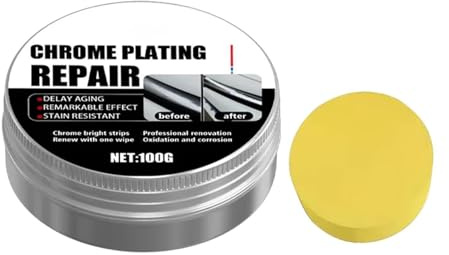 Chrome Cleaner for Motorcycle 100g Long-Lasting Shine Restorer Solution