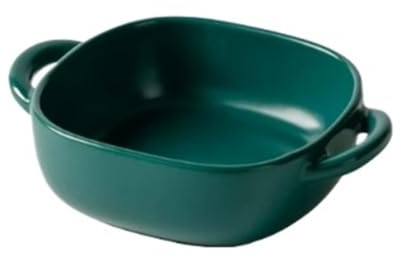 gratängform Keramisk Bakform Med Handtag Ugn Användning(Green,Små)
