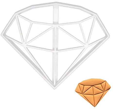 Diamond cookie cutter, 1 piece - Bakerlogy
