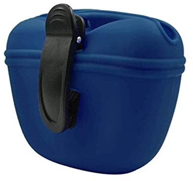 RoyalCare Silicone Dog Treat Pouch-Small Training Bag-Portable Dog Treat Bag for Leash with Magnetic Closure and Waist Clip[US Design Patent]
