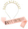 Feliz Cumpleaños Faja Corona Cumpleaños Tiara de Cumpleaños Banda Cumpleaños Diadema de Cumpleaños para Niña,para Mujer Fiesta de Decoración Accesorios Regalo(rosa)