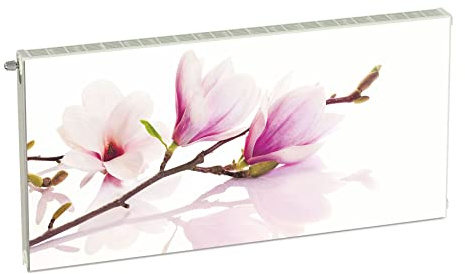 Magnet Heizkörperverkleidung Heizkörperabdeckung Rose Blumen 120x60 cm Heizung Abdeckung Verkleidung Magnetische Abdeckmatte Kühlschrank aus Einem Flexiblen Magneten Digitaler Aufdruck