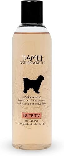 Tamei Bio Shampoo für Hunde - natürlich biologisch - für alle Fellarten und Fellfarben - 250 ml (Nutritiv frisch) - vegan