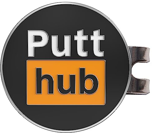 Shanker Golf Lustige Golfballmarker mit magnetischem Hutclip – lustiges Golfzubehör