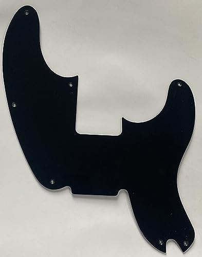 Für Fender Telecaster Precision Bass Style Gitarre Pickguard (1-lagig, Schwarz - 1,5)