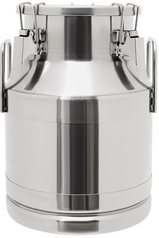 Pot à lait 10 l, en acier inoxydable 201, seau scellé