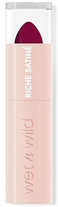 Wet n Wild Rich Satin Lip Color, Pintalabios de Larga Duración con Acabado Satinado, Fórmula Hidratante que no Reseca y Ricamente Pigmentada con Textura Suave y Aterciopelada, Fire Sign